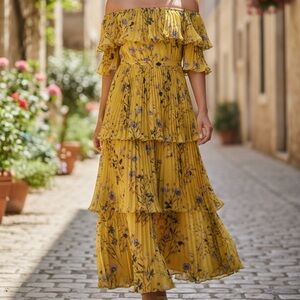 Layered Off The Shoulder Dress The Dyxey